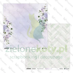 Papier do scrapbookingu 30x30 ScrapAndMe Lovely Day IN VIOLET 05/06