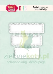 Wykrojnik Craft&You Banners Old Frame banerki stara ramka