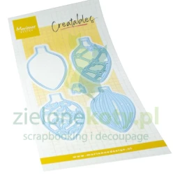 Wykrojnik Marianne Design Creatables Christmas baubles oval bombki