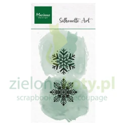 Stempel Marianne Design Silhouette Art Ice crystals śnieżynki