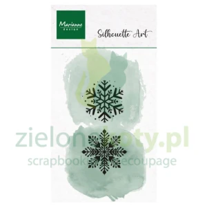 Stempel Marianne Design Silhouette Art Ice crystals śnieżynki