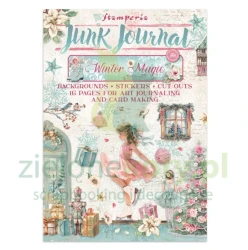Zestaw papierów do scrapbookingu i dodatków Junk Journal Stamperia Winter Magic