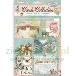 Zestaw dodatków Stamperia Cards Collection Winter Magic