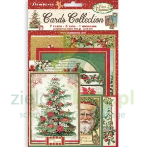 Zestaw dodatków Stamperia Cards Collection Classic Christmas
