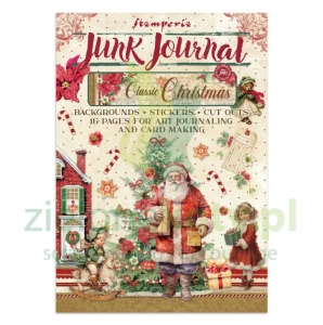 Zestaw papierów do scrapbookingu i dodatków Junk Journal Stamperia Classic Christmas
