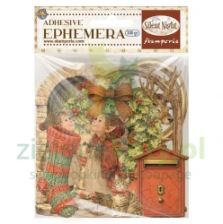 Dodatki papierowe die-cuts Stamperia Ephemera Silent Night samoprzylepne