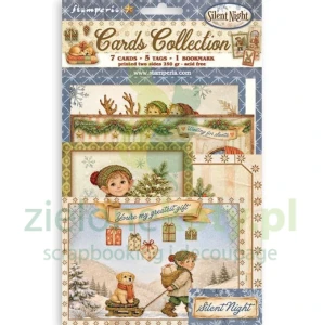 Zestaw dodatków Stamperia Cards Collection Silent Night