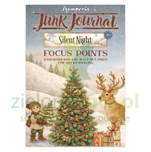 Zestaw papierów do scrapbookingu i dodatków Junk Journal A5 Stamperia Silent Night Focus Points