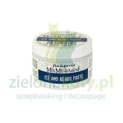 Pasta strukturalna Stamperia MixMedia art Ice and Beads Paste 150 ml