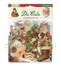 Dodatki papierowe Die Cuts Stamperia Classic Christmas
