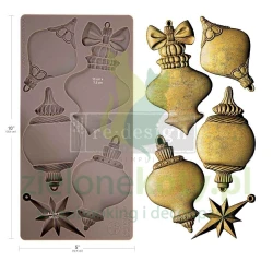 PRZEDSPRZEDAŻ Forma foremka silikonowa Prima Winter Luxe Blanks bombki