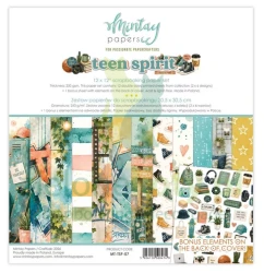 Zestaw papierów do scrapbookingu 30x30 cm Mintay Teen Spirit