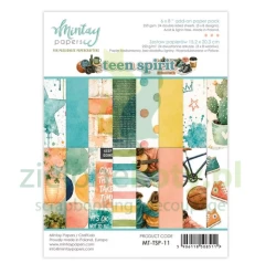 Zestaw papierów do scrapbookingu 15x20cm Mintay Teen Spirit uzupełniający