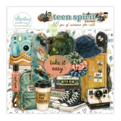 Zestaw dodatków Die Cuts Mintay Teen Spirit papierowe elementy 60szt.