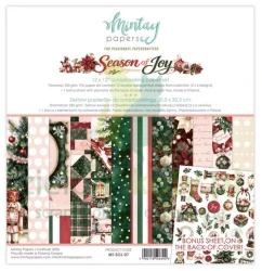 Zestaw papierów do scrapbookingu 30x30 cm Mintay Season of Joy