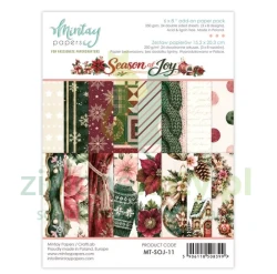 Zestaw papierów do scrapbookingu 15x20cm Mintay Season of Joy uzupełniający