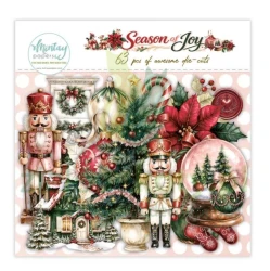 Zestaw dodatków Die Cuts Mintay Season of Joy papierowe elementy 63szt.