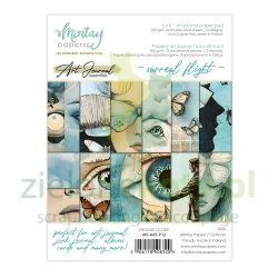 Zestaw papierów do scrapbookingu 15x20cm Mintay Art Journal Surreal Flight