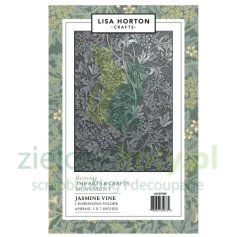 Folder do embosingu 3D Lisa Horton Crafts jasmine vine tło gałazki  jaśmin