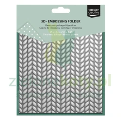 Folder do embossingu Vaessen Creative 15x15 cm Knitted Pattern sweterek