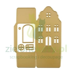 Wykrojnik  Vaessen Creative Christmas Village 3D Bell Gable House 12cm kamienica domek