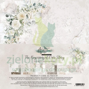 Zestaw papierów do scrapbookingu 30x30 Alchemy Of Art The Beginning of Our Story