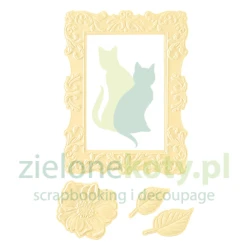 Folder do embosingu 3D + wykrojnik Spellbinders A5/DL Greenwich Market Frame ramka 14cm