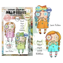 Stempel akrylowy AALL & Create Got Giggles dziewczynka