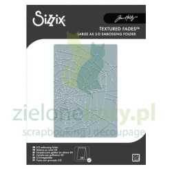 Folder do embbosingu Sizzix A5 Vault Cobwebs pajęczyna
