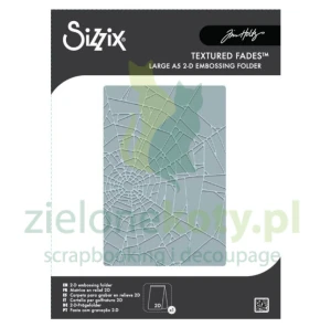 Folder do embbosingu Sizzix A5 Vault Cobwebs pajęczyna