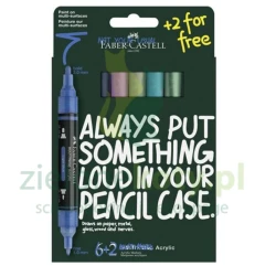 Marker akrylowy Faber-Castell Multimark Acrylic Cardboard Case Frost zestaw 8 szt.