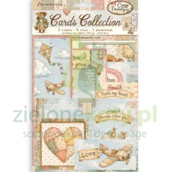 Zestaw dodatków Stamperia Cards Collection Cozy Family zestaw kart