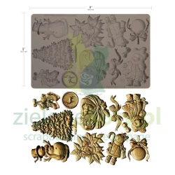 Forma foremka silikonowa Prima Christmas Blush motywy świąteczne