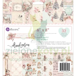 Zestaw papierów do scrapbookingu 20x20 Prima Marketing Christmas Blush