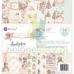 Zestaw papierów do scrapbookingu 30x30 Prima Marketing Christmas Blush