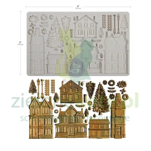 Forma foremka silikonowa Prima Winter Town domki