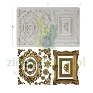 Forma foremka silikonowa Prima Winter Frames ramki