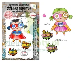 Stempel akrylowy AALL & Create Midnight Hero dziewczynka 