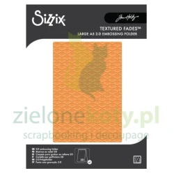 Folder do embbosingu Sizzix A5 Vault Batground tło nietoperze
