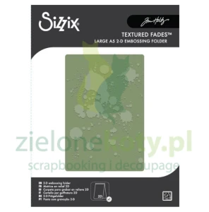 Folder do embbosingu Sizzix A5 Vault Ink Splats plamy