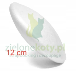 Bombka styropianowa medalion 12 cm 