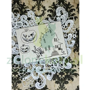 Wycinanka Alchemy Of Art Halloween Palette Paper dom dynie