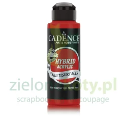 Farba akrylowa hybrydowa Cadence 70ml Crimson Red czerwona