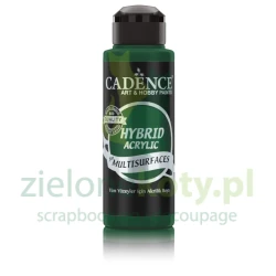 Farba akrylowa hybrydowa Cadence 70ml Emerald Green zielona