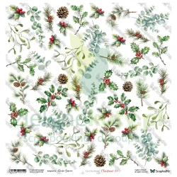 Papier do scrapbookingu 30x30 ScrapAndMe dodatki do wycinania Christmas 29