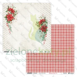 Papier do scrapbookingu 30x30 ScrapAndMe Christmas Cheer 01/02