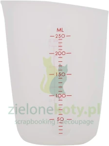 Kubek silikonowy do żywicy / gipsu z podziałką 250 ml