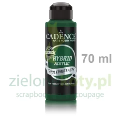 Farba akrylowa hybrydowa Cadence 70ml Emerald Green zielona
