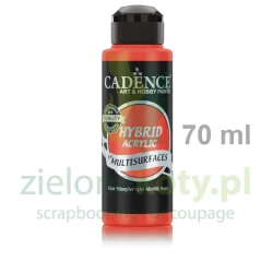 Farba akrylowa hybrydowa Cadence 70ml Pomegranate Flower czerwona