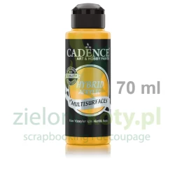 Farba akrylowa hybrydowa Cadence 70ml Sun Yellow żółta